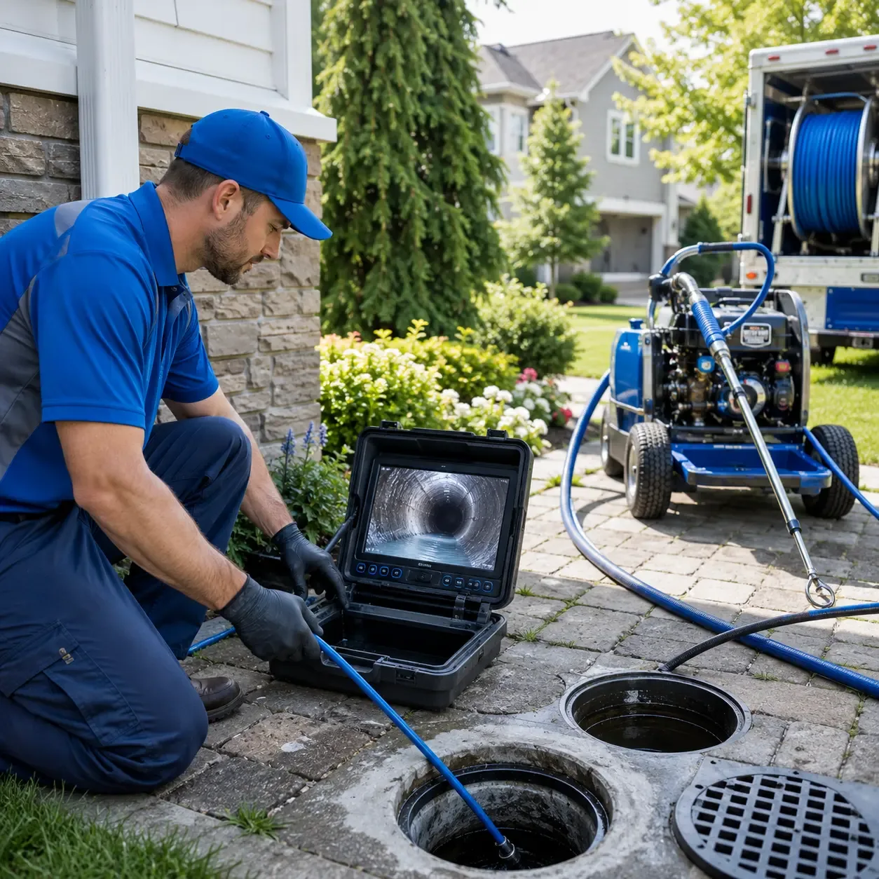 Outdoor drain cleaning professionals serving Goehner, NE