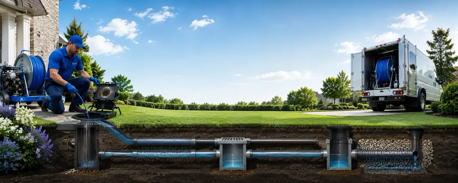Outdoor drain cleaning information for Goehner, NE